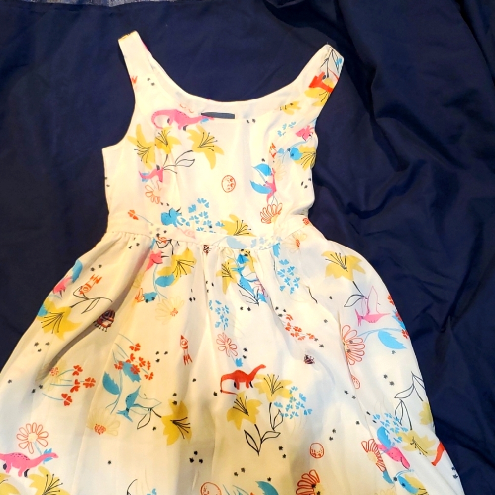 Dinosaur and Spaceship Dress